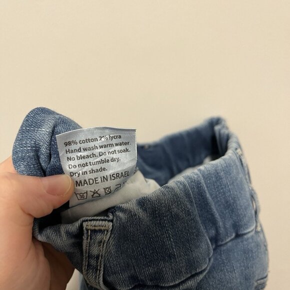 Bevy Flog Wide Leg Flare Elastic Waist Jeans Size 25 - Picture 5 of 9